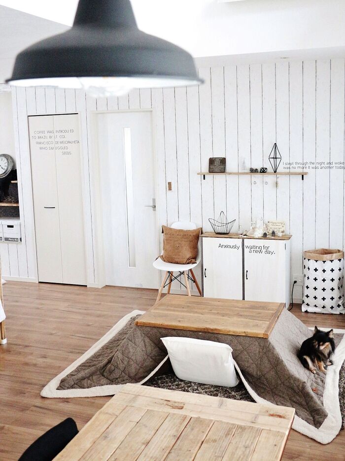 最後にやっぱりこたつは外せない。