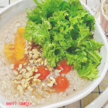 圧力鍋であっちゅう間☆心も身体もあったまる♪雑穀胚芽米のトマト生姜粥♡