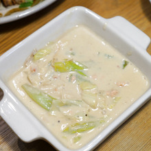 ほっこり温かい!フライパンで簡単明太子キャベツの豆乳スープのレシピ