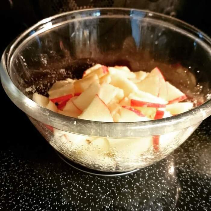 ラップせずにレンジにかけます