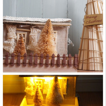 ミニチュアDIY☆100均ツリーでナチュラル可愛いクリスマス