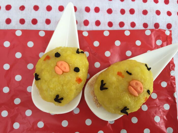 小さいお皿に1匹のも可愛い♡