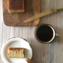 バター無し HMでプリンパウンドケーキ