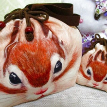 リアル小動物!たくさん、詰めて可愛いきんちゃく袋~!