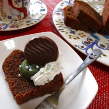 餡&ホイップクリーム!+グルテンフリーなココアパンウンドケーキ!