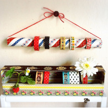 ラップの 空箱リメイク♪マステを 可愛く 飾りましょう♪