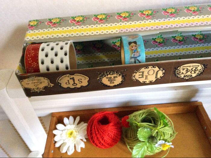 カッターの 刃を 手前に 置いて 見ました♪