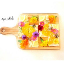 見た瞬間きゅん♡と驚く♩フラワーフルーツオープンサンド♡