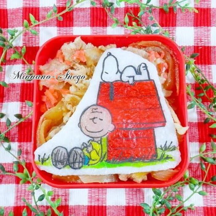 オブラートアートの貼り方(ご飯編)