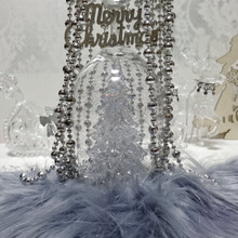 キラキラワイングラスのスノードーム