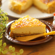 生クリーム、クリームチーズ、バターなし!ヘルシーベイクドチーズケーキ風