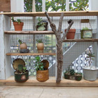 端材と網で簡単DIY♪多肉植物を飾る棚
