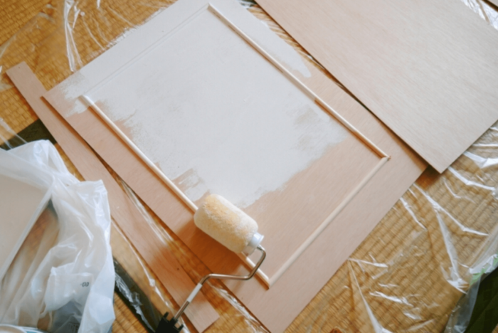 ・・と、いうわけでベニヤ板でレッツDIY!!
