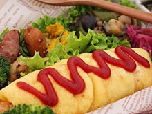 魔法の粉で失敗なし*男子でもできるオムライス弁当*