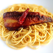 冷凍の鯖で♡簡単すぐできておいしいパスタ♪