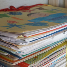 簡単DIY!子どもの作品集・ハンドメイド品・オフシーズンディスプレイ品収納を一気に解消