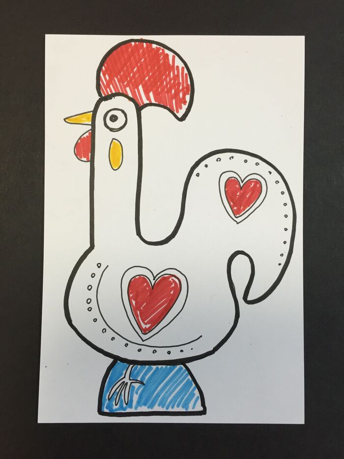 バルセロスの雄鶏ガロちゃんカード