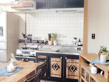 賃貸のキッチン扉をベニヤ板DIY♡飽きたら少しずつ手を加えて・・★