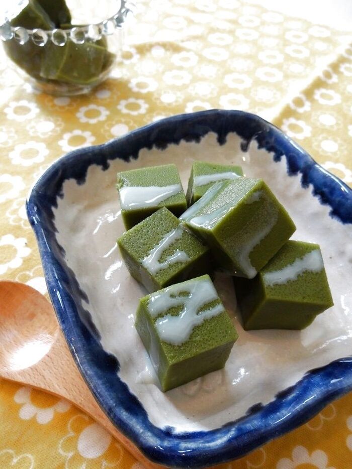 もちもちくずもち*抹茶みるく