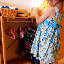 【100均!ダイソーDIY】1分で誰でも簡単にできる☆子供用ハンガーラック