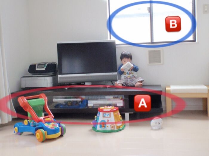 Before*使いにくいリビング