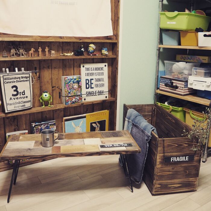 端材を使って3WAYキッズ用折り畳みスクラップウッドテーブルを作る!