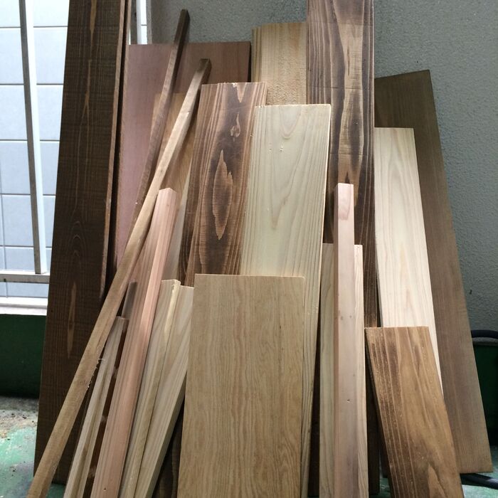 端材からチョイス!