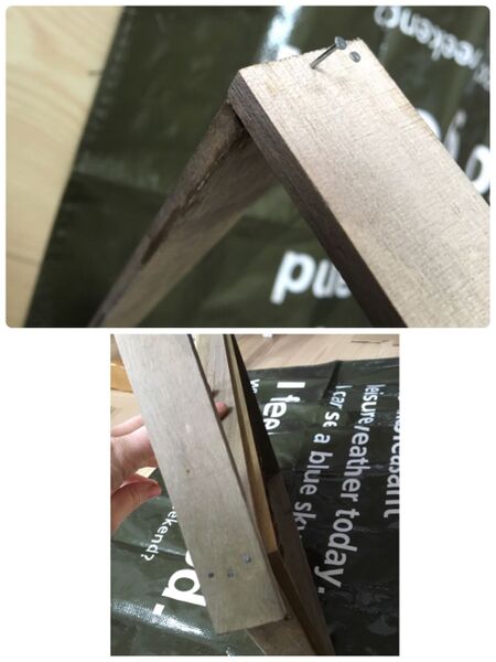 ⑤スノコと木箱を合体!