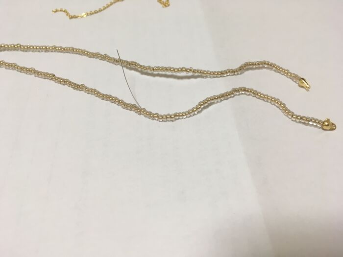 余ったワイヤーを始末する。