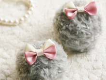 【作り方】ダイソーのフェイクファーヤーンで作る可愛いポンポン