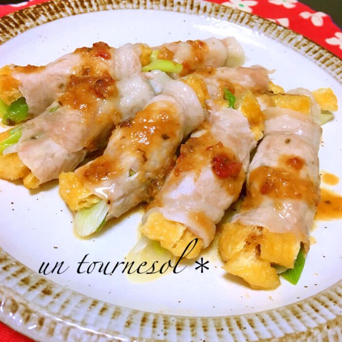 免疫力アップ♪レンジで簡!10分でできる長ネギ豚肉巻き