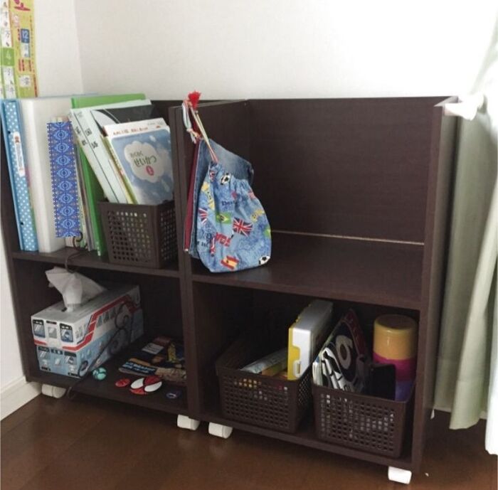 学用品やランドセルの収納は、カラボリメイクでもっと使いやすく♪