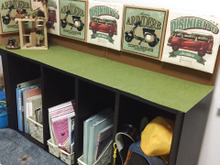 カラボ➕コルクボードでなんちゃってベンチ٩(๑❛ᴗ❛๑)۶100均でヴィンテージアメリカン風