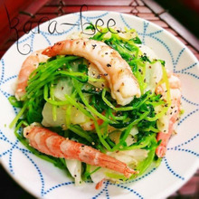 ダイエットに◎海老と豆苗とかぶのマジソルレモンサラダ