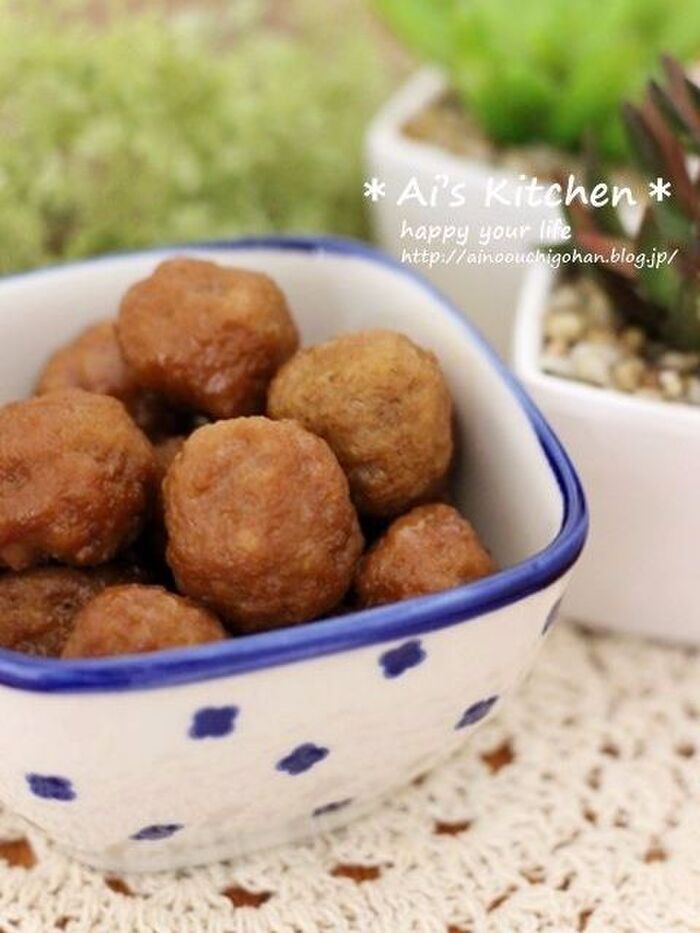 我が家で人気ナンバー1の肉だんご♡~パサつかない秘密~