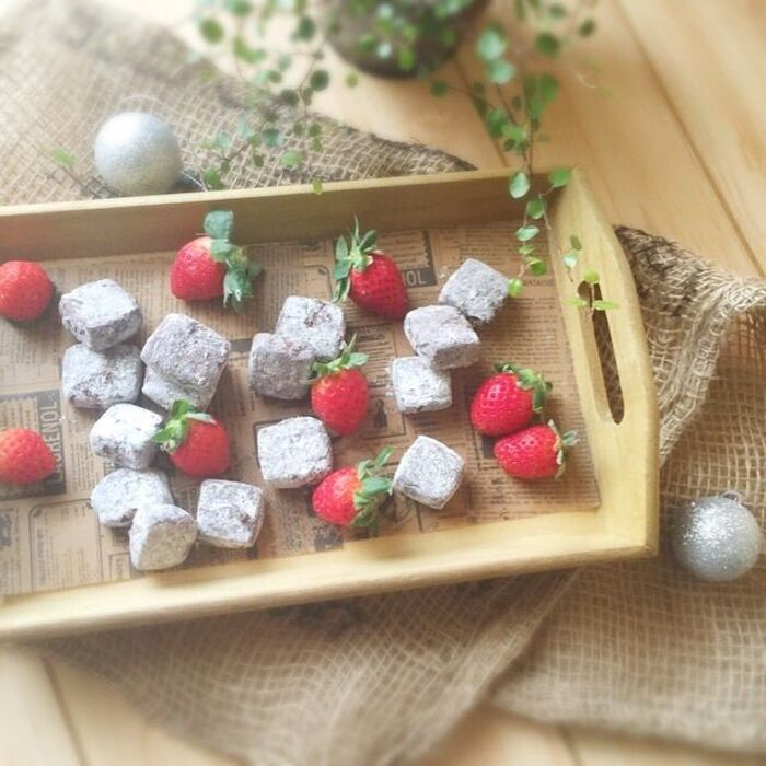 ビニール袋で簡単もみもみ♡ほろほろココアクッキー