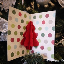クリスマス♡立体ツリーカード