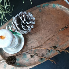 【100均リメイク】木製トレーが大変身!ペイントでアンティークトレーにリメイク☆