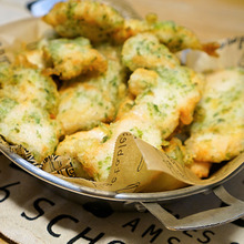 お財布に優しい☆フライパンで簡単!とりむね肉のあおさフリットのレシピ