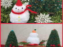 セリアと毛糸のポンポンで作るXmas→お正月変身ディスプレイ!