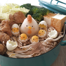 親子で美味しい!唐揚げみぞれデコ鍋