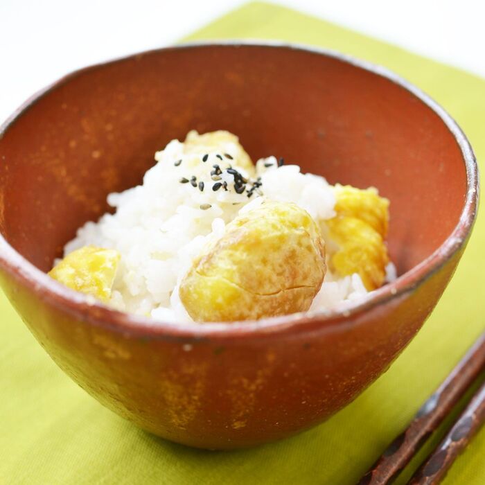 【秋の味覚!栗ごはん】圧力鍋で超お手軽に!