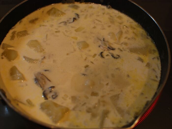 ソースの仕上げ