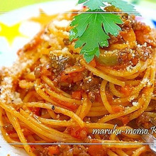 ケチャップで作るミートソースがスパイス一つで本格的