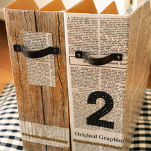 大人可愛い♡セリアのファイルボックスをデコパージュ