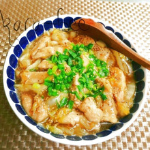 ほっこり温まろ♡ご飯にかけたい!鶏むね肉と白菜のとろみ煮