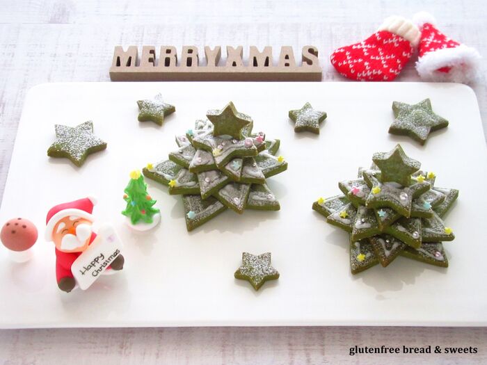 アレルギーっこも食べられる!クリスマスツリークッキー