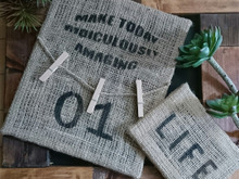 【100均リメイク】麻布がかっこいい!キャンバスパネル風リメイク☆