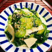 正月太りリセット♡長いもとキュウリの生姜酢醤油和え