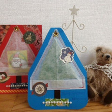 クッキングシートで!シンプルクリスマスカード